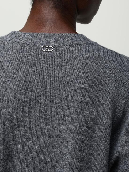 25FW 리우조 스웨터 MF5039MS009 02050 Grey - LIU JO