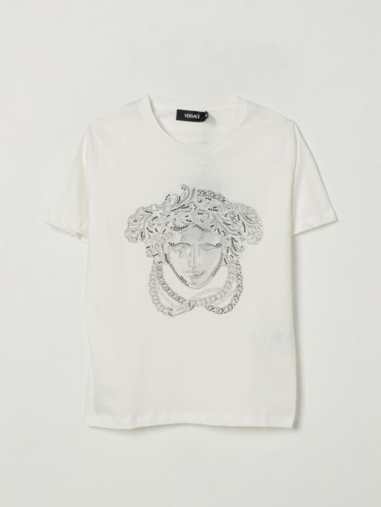 25FW [키즈] 베르사체 티셔츠 10183421A14926 2W450 White