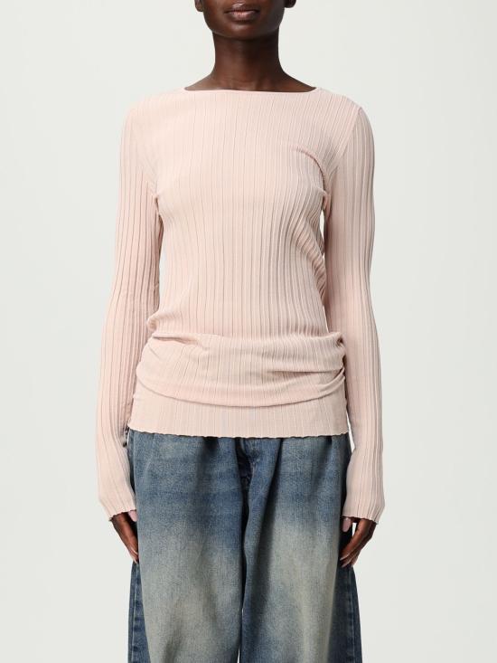 25FW 모스키노 긴팔 티셔츠 09128201 1170 Pink