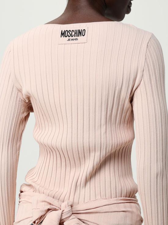 25FW 모스키노 긴팔 티셔츠 09128201 1170 Pink - MOSCHINO