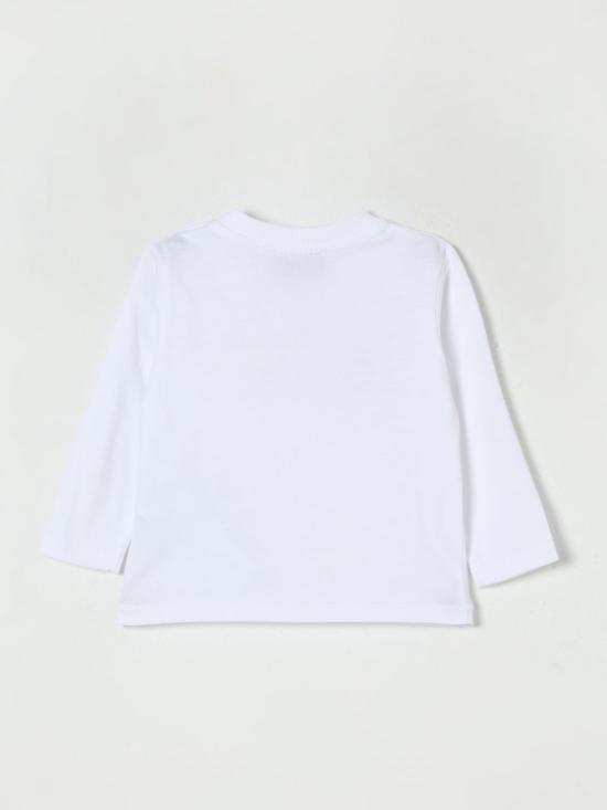 25FW [키즈] 모스키노 티셔츠 M6O00RLAA01 10101 White - MOSCHINO