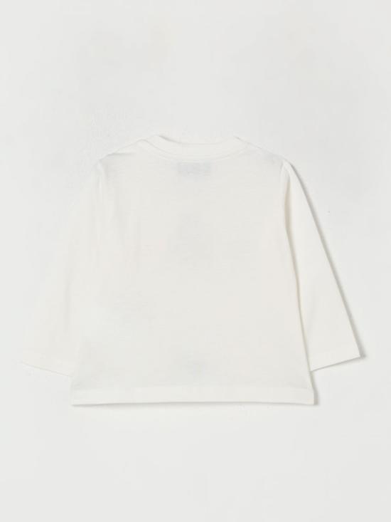 25FW [키즈] 모스키노 티셔츠 MWO00RLAA10 10063 White - MOSCHINO