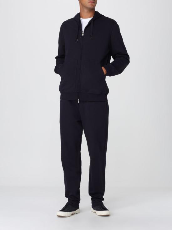 25FW 브루넬로 쿠치넬리 트레이닝/조거 팬츠 MW8633243G C4425 Blue - BRUNELLO CUCINELLI