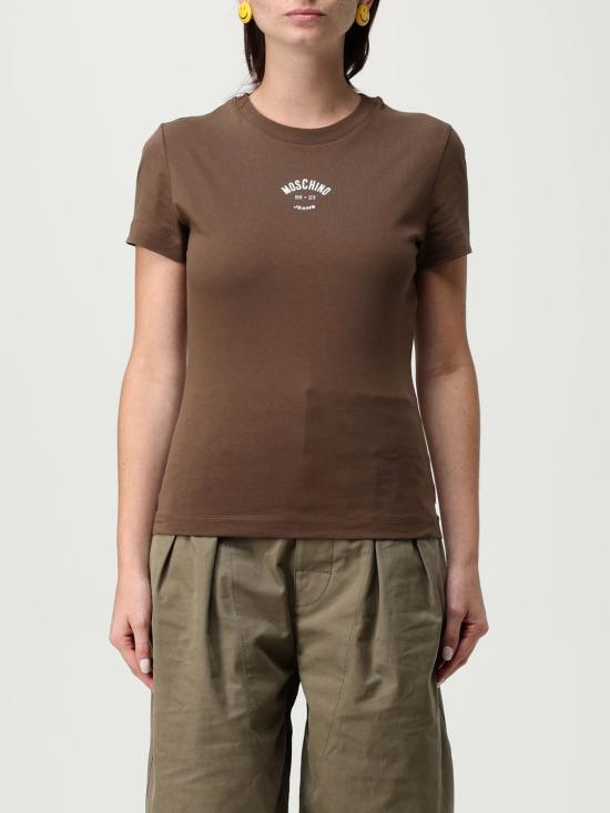 25FW 모스키노 반팔 티셔츠 07078236 1095 Grey