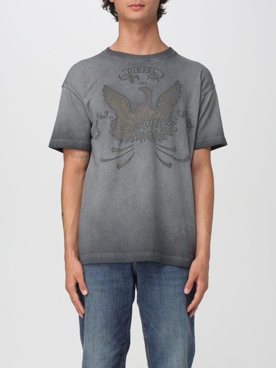 25FW 디젤 반팔 티셔츠 A193730DLBW 93R Grey