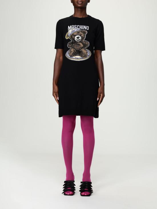 25FW 모스키노 롱 원피스 04880550 2555 Black