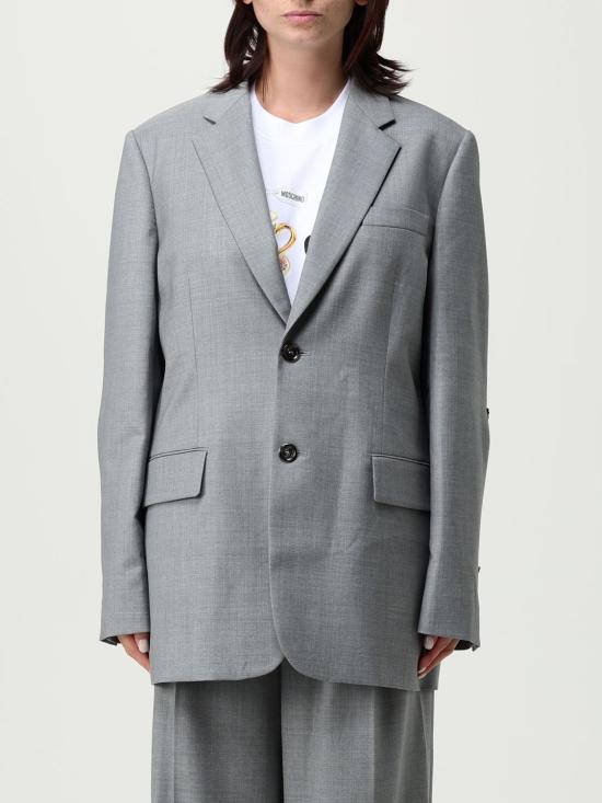 25FW 모스키노 자켓 05015538 0505 Grey