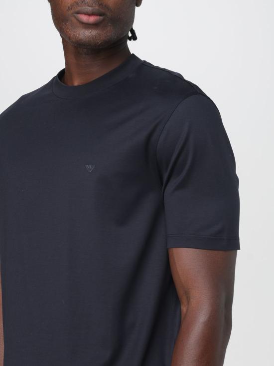 25FW 엠포리오 아르마니 반팔 티셔츠 EM003137AF10761 UB118 Navy - EMPORIO ARMANI