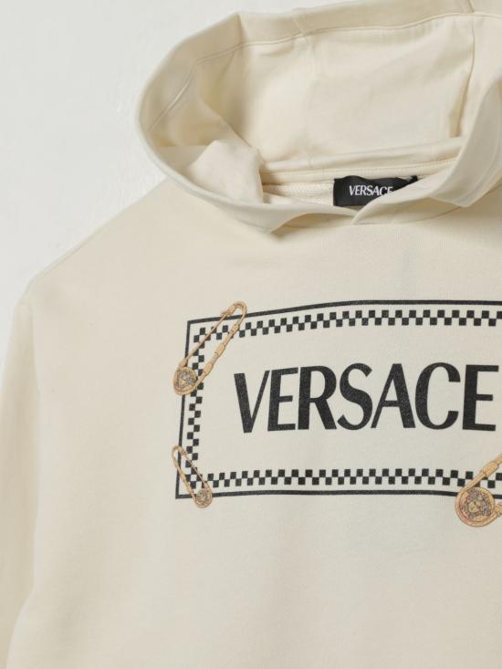 25FW [키즈] 베르사체 풀오버 10183311A14909 2WX80 White - VERSACE