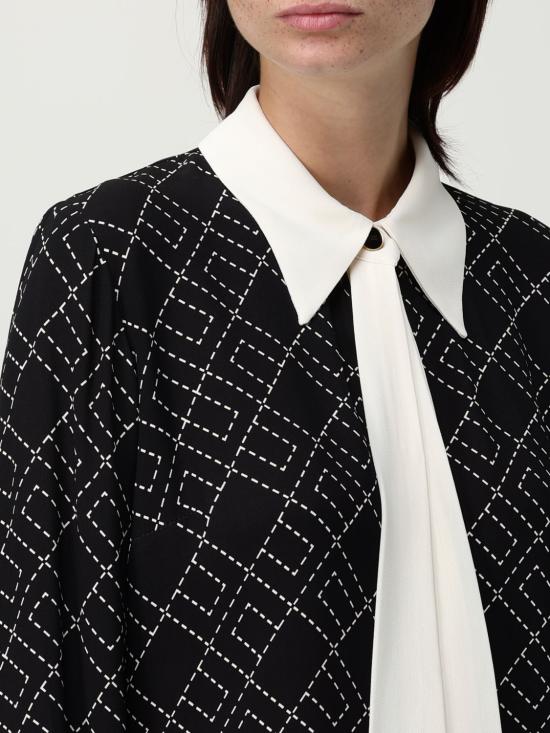 25FW 엘리자베타프랜치 블라우스 CA104 EF3 Black - ELISABETTA FRANCHI