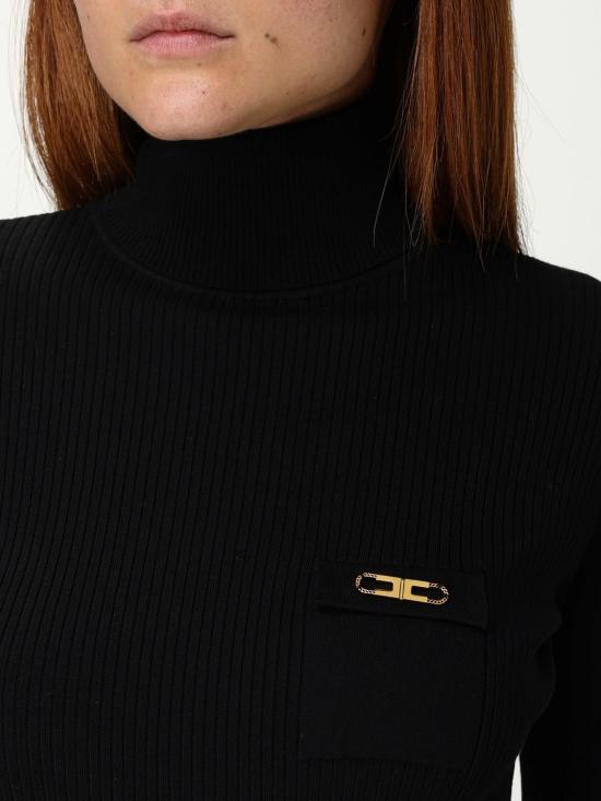 25FW 엘리자베타프랜치 롱 원피스 AM23B 110 Black - ELISABETTA FRANCHI