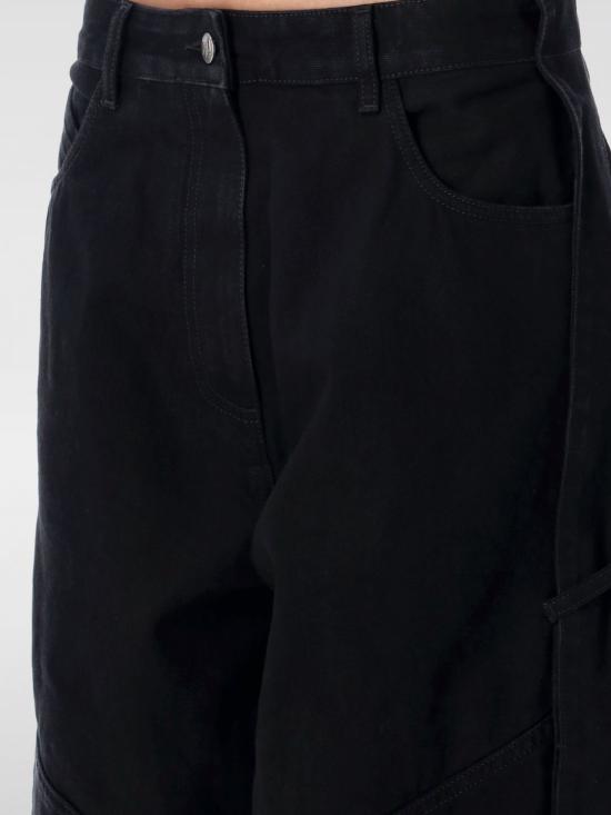 25FW 디 아티코 데님 팬츠 WCP00279CCC120AA 100 Black - THE ATTICO