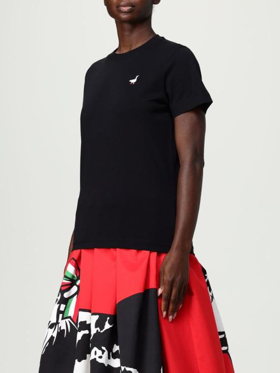 25FW 모스키노 반팔 티셔츠 07140541 3555 Black - MOSCHINO