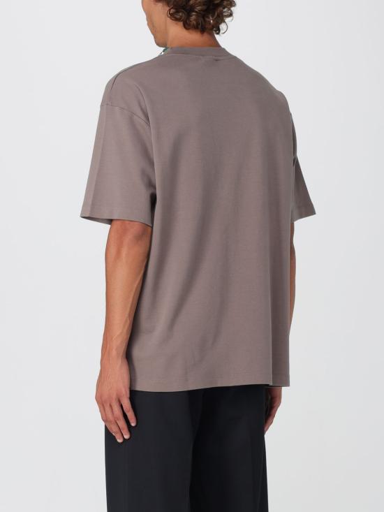 25FW 드롤드무슈 반팔 티셔츠 HTS261CO002 TA Dove Grey - DROLE DE MONSIEUR