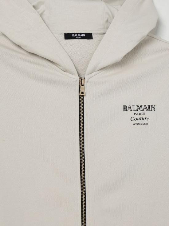 25FW [키즈] 발망 풀오버 BX4P50Z3183 107NE Beige - BALMAIN