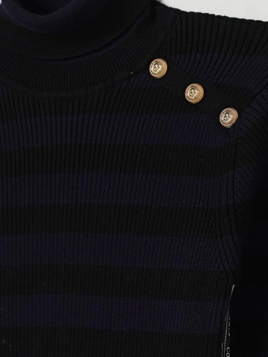 25FW [키즈] 발망 풀오버 BX9A40Z3297 930BL Black - BALMAIN