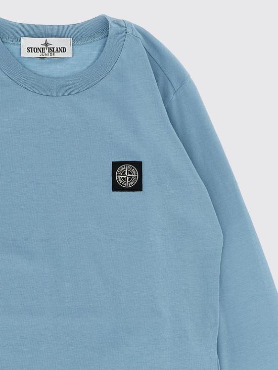 25FW [키즈] 스톤 아일랜드 티셔츠 2100003S0047 V004A Blue - STONE ISLAND