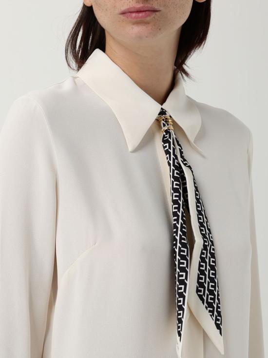 25FW 엘리자베타프랜치 블라우스 CA093 DZ9 Milk - ELISABETTA FRANCHI