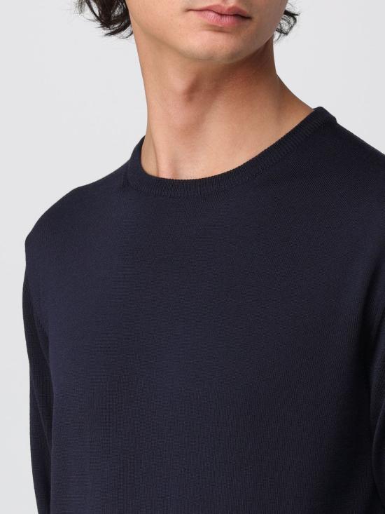 25FW 로베르토 콜리나 스웨터 253M01001 M0110 Navy - ROBERTO COLLINA