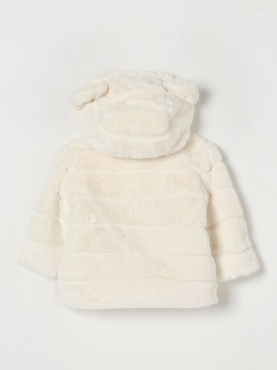 25FW [키즈] 모스키노 코트 MDS02ILIA30 10063 White - MOSCHINO