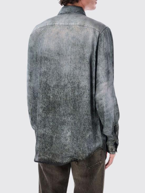 25FW 디젤 긴팔 셔츠 A186220LKCT 02 Grey - DIESEL