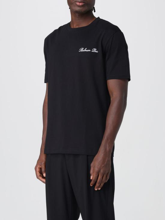 25FW 발망 반팔 티셔츠 FH1EG000BC68 EAB Black - BALMAIN