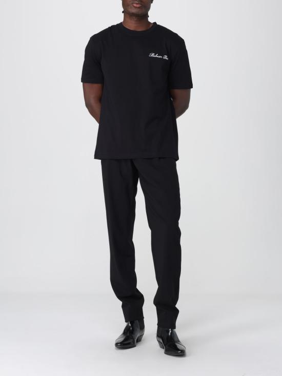 25FW 발망 반팔 티셔츠 FH1EG000BC68 EAB Black - BALMAIN