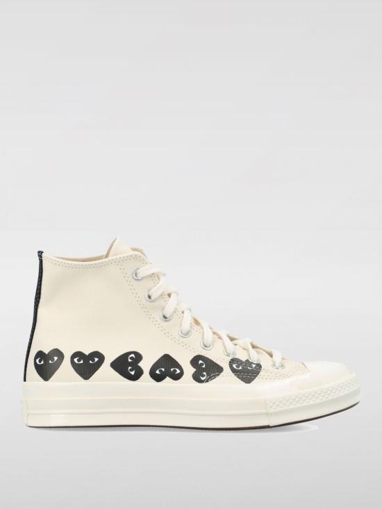 25FW 꼼데가르송 플레이 X 컨버스 스니커즈 AZK127001 2 White
