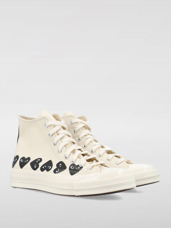 25FW 꼼데가르송 플레이 X 컨버스 스니커즈 AZK127001 2 White - COMME DES GARCONS PLAY CONVERSE