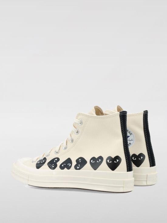 25FW 꼼데가르송 플레이 X 컨버스 스니커즈 AZK127001 2 White - COMME DES GARCONS PLAY CONVERSE