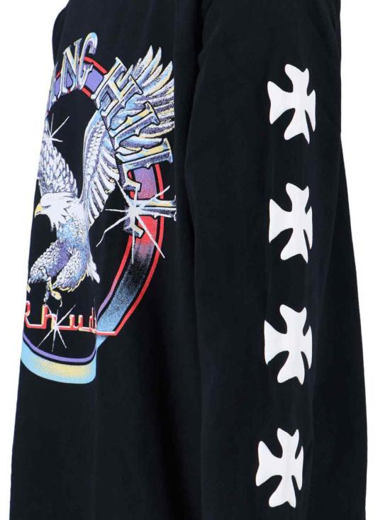 25FW 루드 긴팔 티셔츠 RHPF25TT140120027 Black - RHUDE