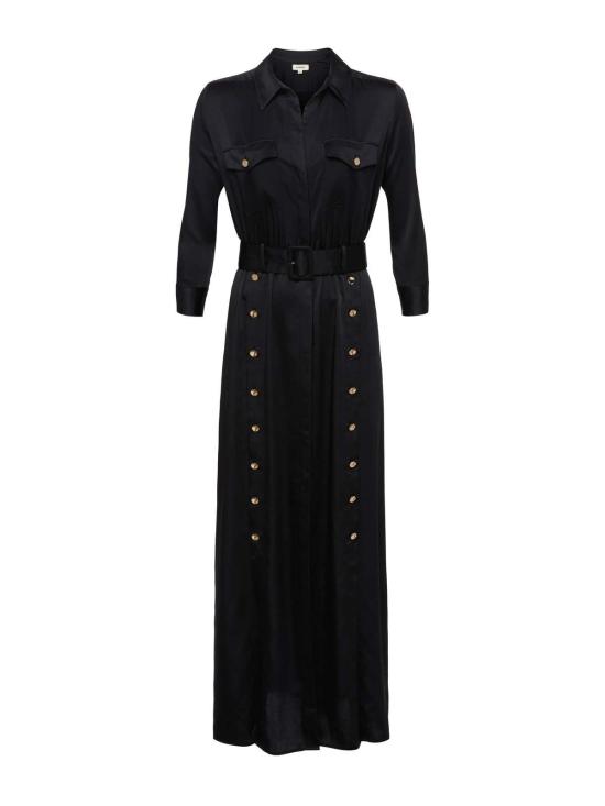  라장스 롱 원피스 L'agence Uriah 새틴 맥시 드레스 - L'AGENCE