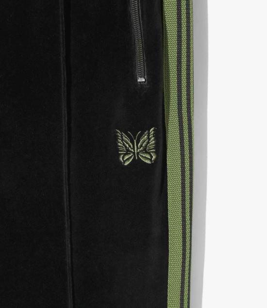  니들스 트레이닝/조거 팬츠 부츠컷 트랙 팬츠 C/Pe 벨루어 - NEEDLES