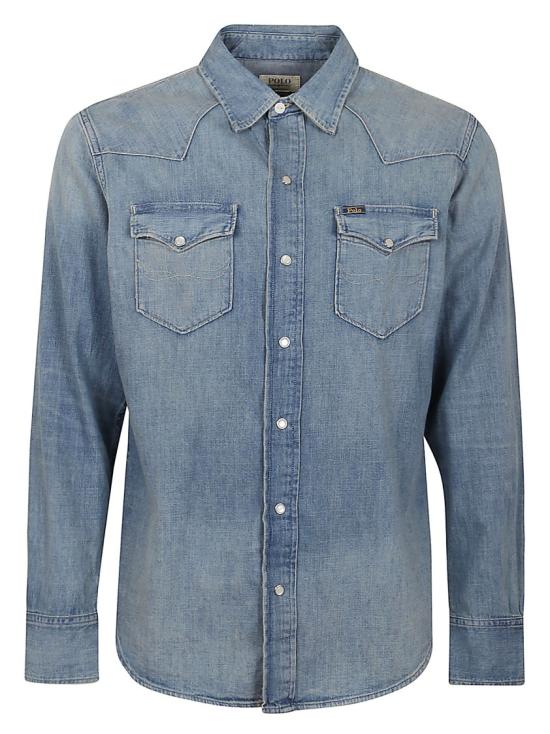  폴로 랄프로렌 데님 셔츠 710 703936 Blue