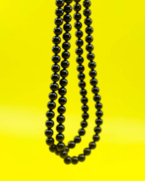  어니스트 더블유 베이커 네크리스 어니스트 W. 베이커 아게이트 진주 목걸이 블랙 - ERNEST W. BAKER