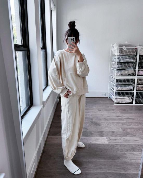  르 본 숍 스트레이트 팬츠 Le Bon Shoppe 벌룬 팬츠 Naturel - Le Bon Shoppe