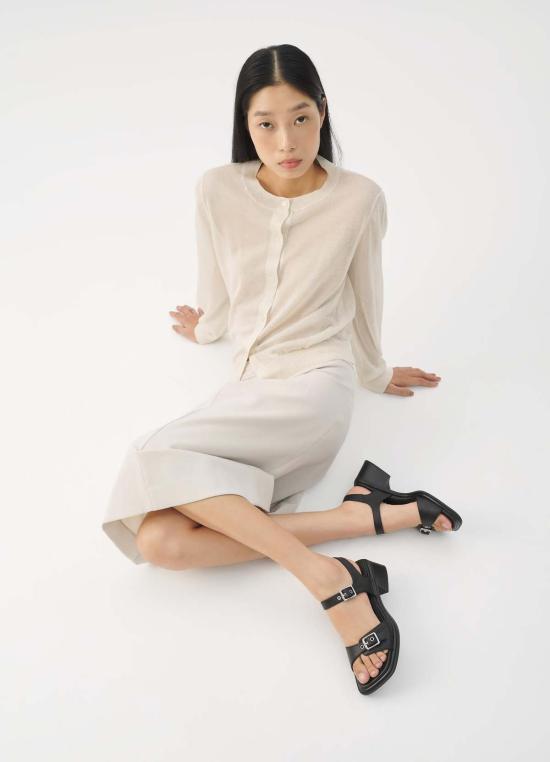  베가본드 뮬/슬리퍼 Vagabond Ines 더블 버클  블랙 - VAGABOND