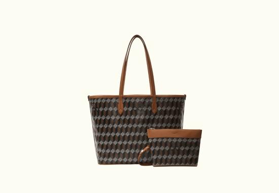 26FW 오디파트 토트백 BWTT005 283 COGNAC NOIR - AU DEPART