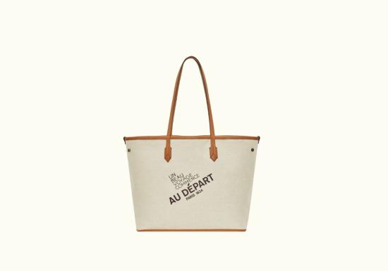 26FW 오디파트 토트백 BWTT005 283 COGNAC NOIR - AU DEPART