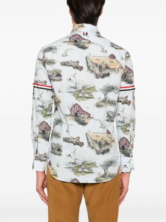 25FW 톰브라운 셔츠 MWL301OF0976 996 SEASONAL MULTI - THOM BROWNE