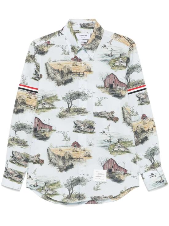 25FW 톰브라운 셔츠 MWL301OF0976 996 SEASONAL MULTI - THOM BROWNE