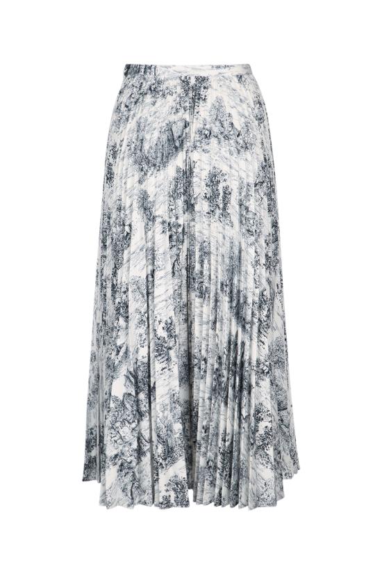 25SS 디올 롱 스커트 512J04A3016 5855 Blue - DIOR