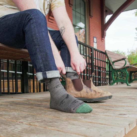  단 터프 양말 Darn Tough Mcfly Crew 라이트웨이트 라이프스타일 삭스 토프 - DARN TOUGH