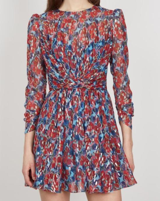  살로니 숏 원피스 블라이드 B 미니 드레스 메추라기 하늘 - SALONI