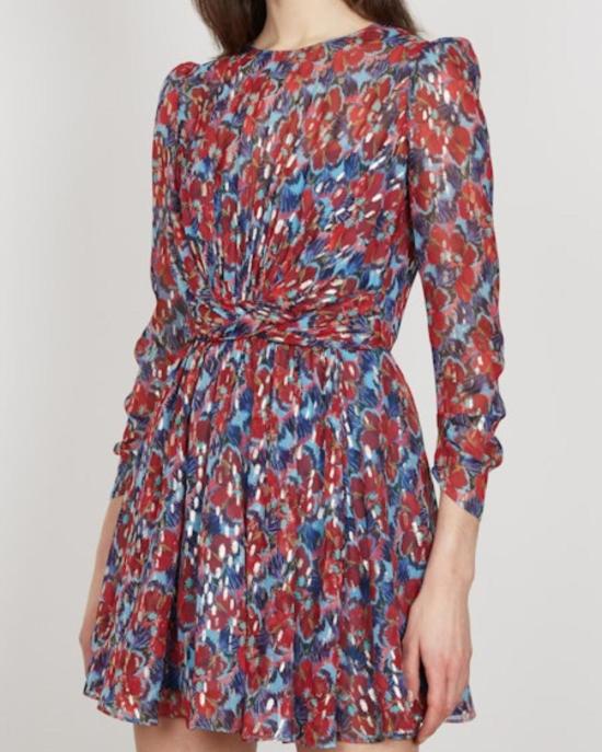  살로니 숏 원피스 블라이드 B 미니 드레스 메추라기 하늘 - SALONI