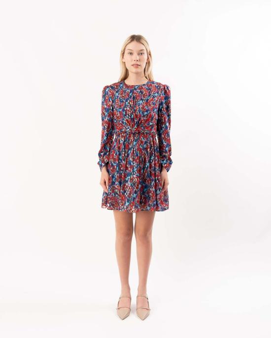  살로니 숏 원피스 블라이드 B 미니 드레스 메추라기 하늘