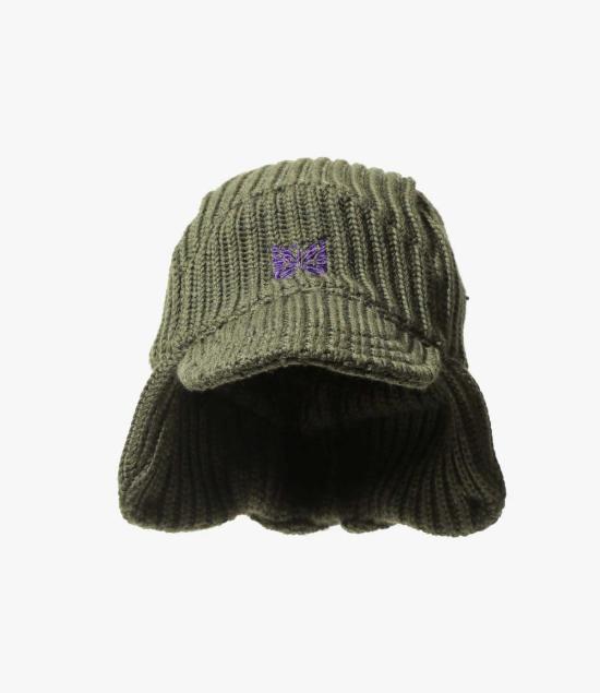  니들스 볼캡 버드 슈팅 메리노 울 캡 올리브
