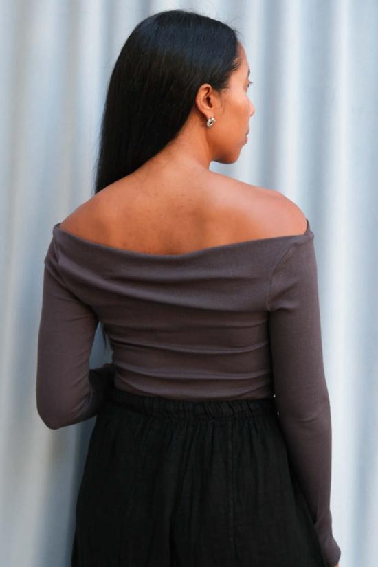  길 블라우스 겔 월터 탑 그래파이트 - GEEL