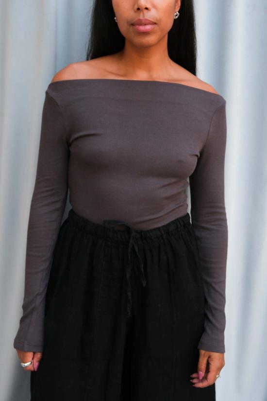  길 블라우스 겔 월터 탑 그래파이트 - GEEL