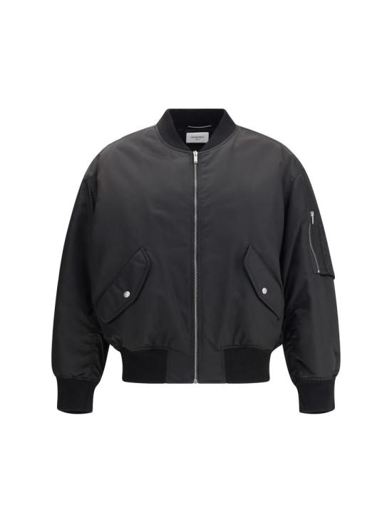 25FW 생로랑 봄버 자켓 838713YZ9BV 1000 Black